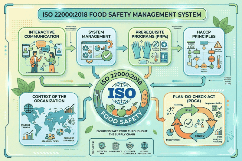 ISO 22000:2018 Qida Təhlükəsizliyi İdarəetmə Sistemi